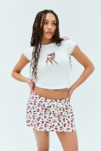Cherry Print Dheca Mini Skirt - XS at Urban Outfitters - Motel - Modalova