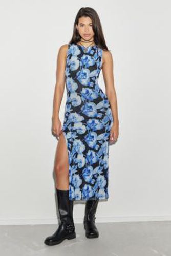 UO Exclusive Farsha Midi Dress - Blue XS at Urban Outfitters - Motel - Modalova