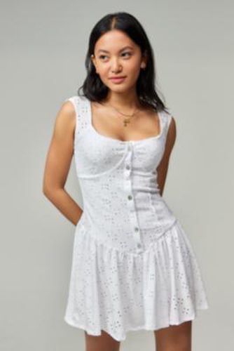 Misty Mini Dress - White XS at Urban Outfitters - Motel - Modalova