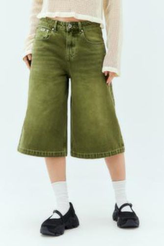 Washed Green Release Denim Shorts - Khaki 24 at Urban Outfitters - The Ragged Priest - Modalova