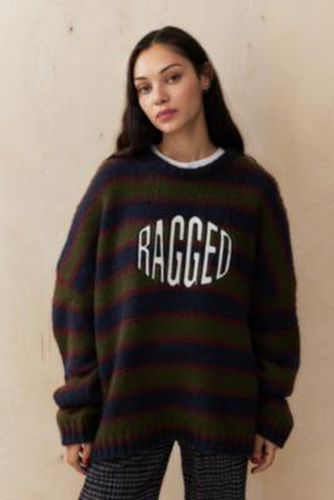 UO Exclusive Striped Logo Jumper XS at Urban Outfitters - Ragged Priest - Modalova