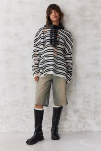 Dexter Laddered Stripe Knit Jumper - Black/White XS at Urban Outfitters - The Ragged Priest - Modalova