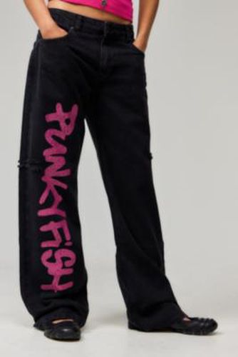 Baggy Logo Jeans - Indigo 27 at Urban Outfitters - Punky Fish - Modalova