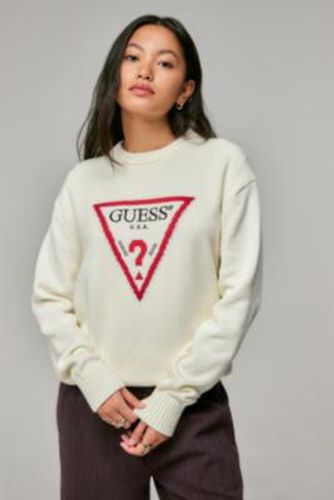 Jeans Triangle Knit Jumper - XS at Urban Outfitters - GUESS - Modalova