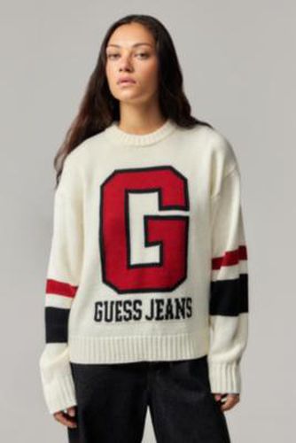 Jeans Intarsia Knit Jumper - XS at Urban Outfitters - GUESS - Modalova