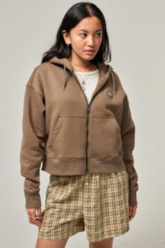 Chocolate Oakport Zip-Up Hoodie - S at Urban Outfitters - Dickies - Modalova