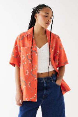 Embroidered Shirt - Red UK 6 at Urban Outfitters - Damson Madder - Modalova