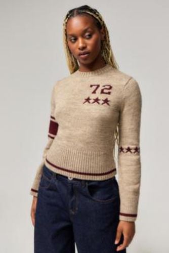 Euphoria Knit Jumper - Beige S/M at Urban Outfitters - Basic Pleasure Mode - Modalova