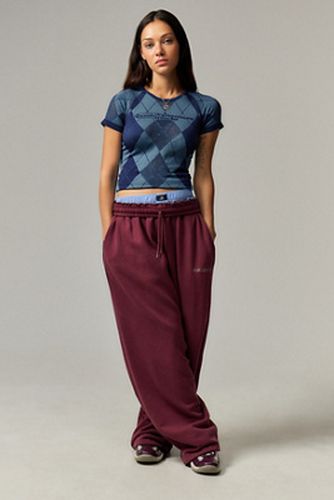 UO Exclusive Kandi Argyle T-Shirt - Blue XS/S at Urban Outfitters - Basic Pleasure Mode - Modalova