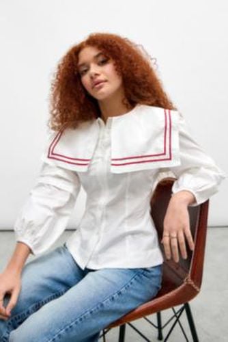 Elise Sailor Blouse - UK 8 at Urban Outfitters - Damson Madder - Modalova