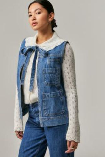 Milly Denim Gilet Jacket - UK 10 at Urban Outfitters - Damson Madder - Modalova