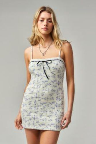 Pointelle Mini Dress - Cream S at Urban Outfitters - NEW girl ORDER - Modalova
