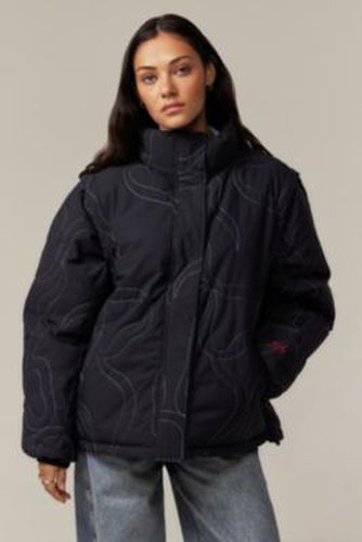 Jennifer Puffer Jacket - Navy UK 6 at Urban Outfitters - Damson Madder - Modalova