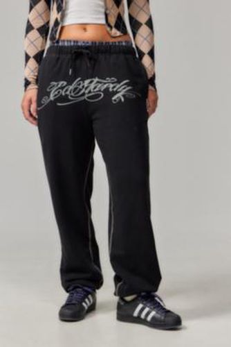 Script Joggers - Black S at Urban Outfitters - Ed Hardy - Modalova