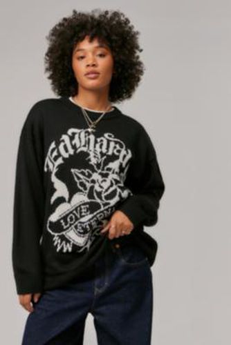 Love Kills Knit Jumper - XS at Urban Outfitters - Ed Hardy - Modalova