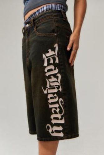 Washed Black Denim Shorts - Brown XS at Urban Outfitters - Ed Hardy - Modalova