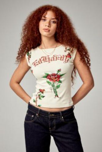 UO Exclusive Slash Neck Top - S at Urban Outfitters - Ed Hardy - Modalova