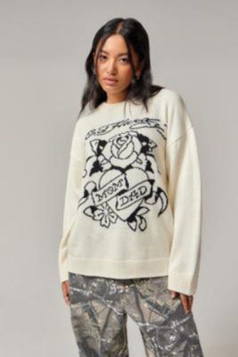 UO Exclusive Mom Knit Jumper - XS at Urban Outfitters - Ed Hardy - Modalova