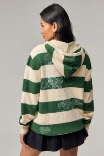 UO Exclusive Stripe Knit Hoodie - 2XS at Urban Outfitters - Ed Hardy - Modalova