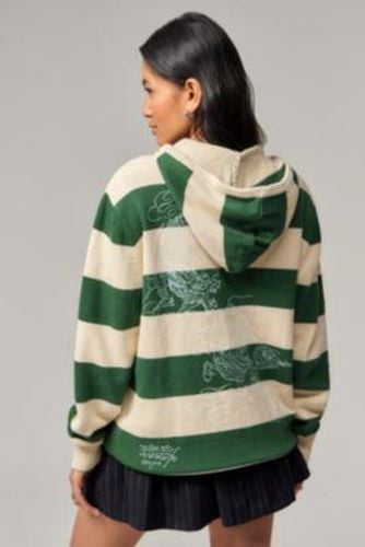 UO Exclusive Stripe Knit Hoodie - XS at Urban Outfitters - Ed Hardy - Modalova