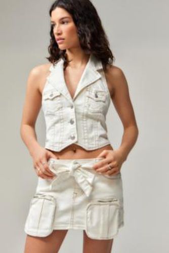 Sadie Cargo Mini Skirt - White 25 at Urban Outfitters - True Religion - Modalova