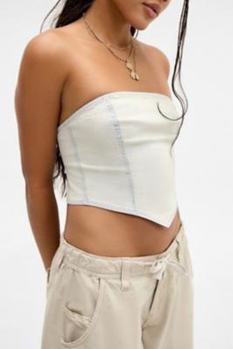 Billie Hanky Bandeau Top - Blue 2XS at Urban Outfitters - Silence + Noise - Modalova