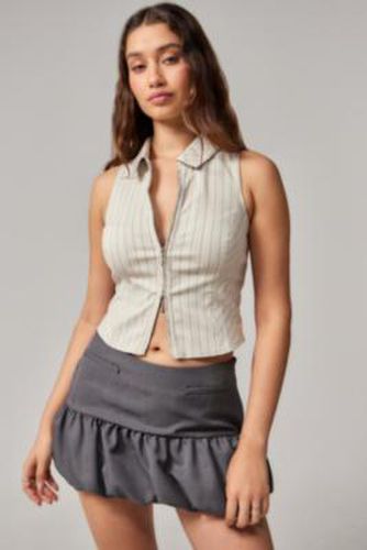 Iris Zip-Through Tank Top - 2XS at Urban Outfitters - Silence + Noise - Modalova