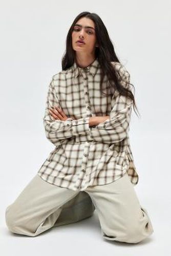 Rick Flannel Shirt - Ivory XS at Urban Outfitters - BDG - Modalova