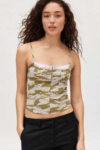 Neomi Camo Corset - S at Urban Outfitters - BDG - Modalova