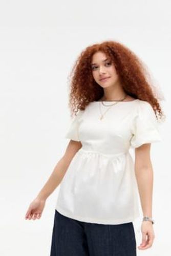 Babydoll Blouse - White S at Urban Outfitters - Kimchi Blue - Modalova