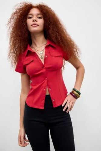 Polly Bengaline Shirt - 2XS at Urban Outfitters - Silence + Noise - Modalova