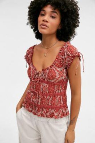 Remi Tie Front Blouse - 2XS at Urban Outfitters - Kimchi Blue - Modalova