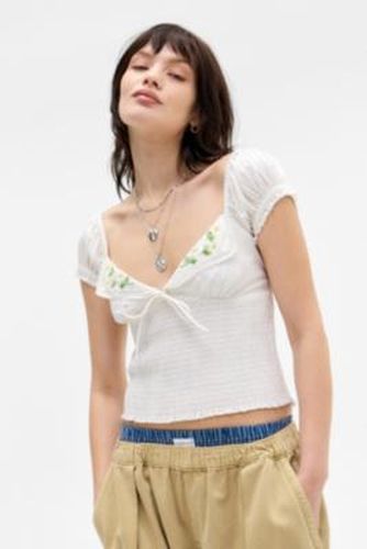 Cameron Embroidered Blouse - 2XS at Urban Outfitters - Kimchi Blue - Modalova