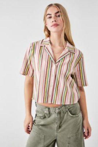 Sunshine Stripe Crop Shirt 2XS at Urban Outfitters - BDG - Modalova