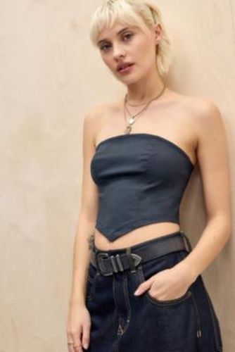 Billie Hanky Bengaline Top - Black 2XS at Urban Outfitters - Silence + Noise - Modalova