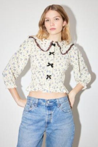 Floral Collared Blouse - XS - Urban Outfitters x TuftLuck - Modalova