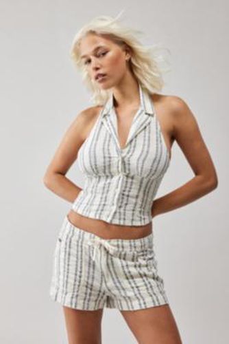 Cassie Stripe Halter Top - XL at Urban Outfitters - BDG - Modalova