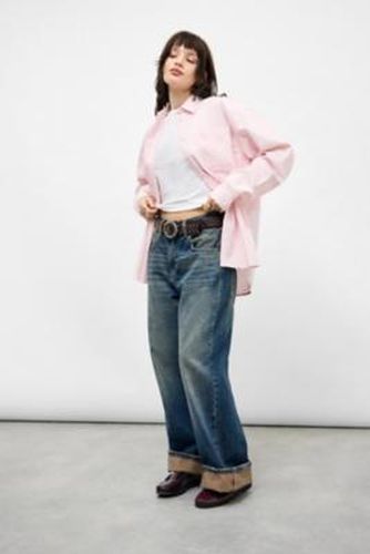 Beck Stripe Shirt - Pink 2XS at Urban Outfitters - BDG - Modalova