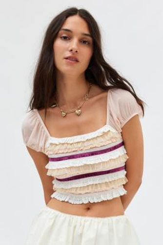 Liliana Ruffle Blouse - XS at Urban Outfitters - Kimchi Blue - Modalova