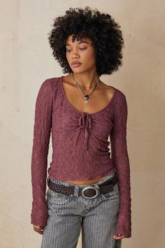 Quinn Lace Top - XS at Urban Outfitters - Kimchi Blue - Modalova