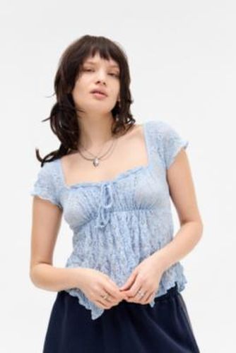 Kimchi Piper Cap Sleeve Blouse - XS at Urban Outfitters - Kimchi Blue - Modalova