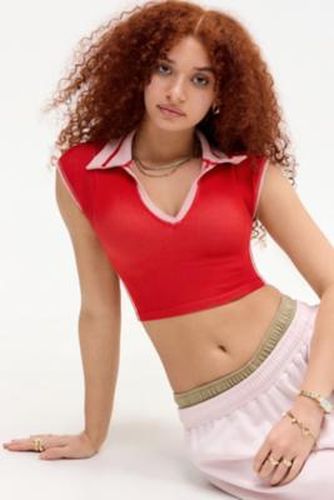 UO Sporty Baby Cropped Top - White M/L at - Urban Outfitters - Modalova