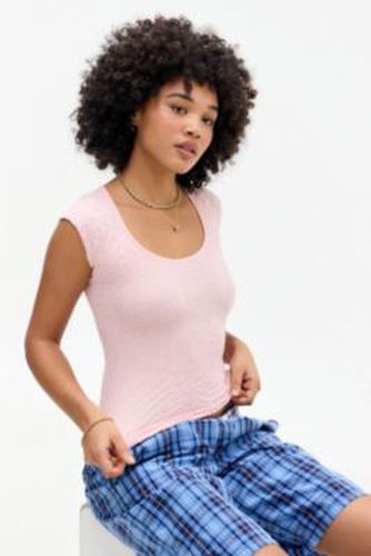 UO Lana Seamless Textured Top - XS at - Urban Outfitters - Modalova