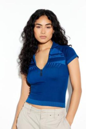 Iets frans. Lara Polo Shirt - Blue L at Urban Outfitters - iets frans... - Modalova
