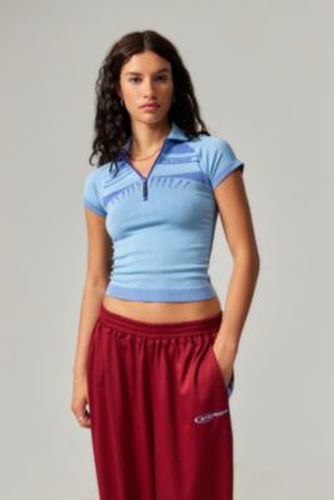 Iets frans. Lara Polo Shirt - Light Blue XS at Urban Outfitters - iets frans... - Modalova
