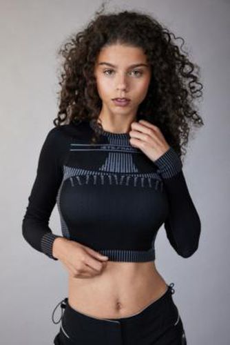Iets frans. Lara Long-Sleeved Tie-Back Top - Black XL at Urban Outfitters - iets frans... - Modalova
