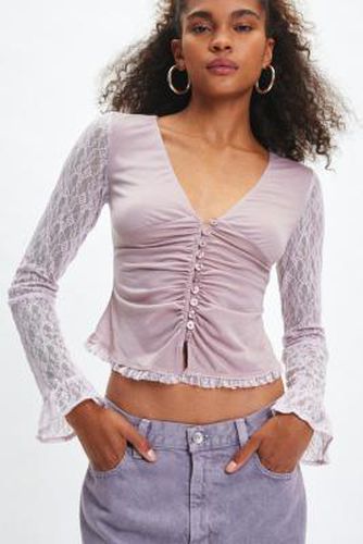 Arabella Button Front Top - S at Urban Outfitters - Kimchi Blue - Modalova