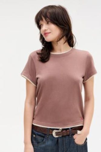 UO Double Layer T-Shirt - XS at - Urban Outfitters - Modalova