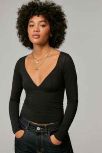 Je T'aime V-Neck Top - XS at Urban Outfitters - Out From Under - Modalova