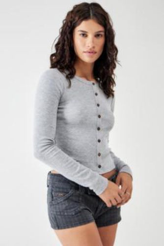 Everyday Cardigan - Grey XS at Urban Outfitters - BDG - Modalova